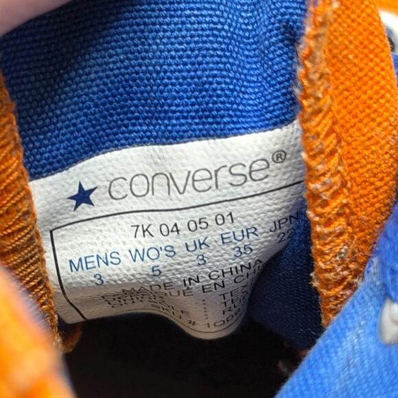 UF Gators University Florida Women's Converse Blue & Orange High Top Shoes sz 5 - Picture 6 of 7